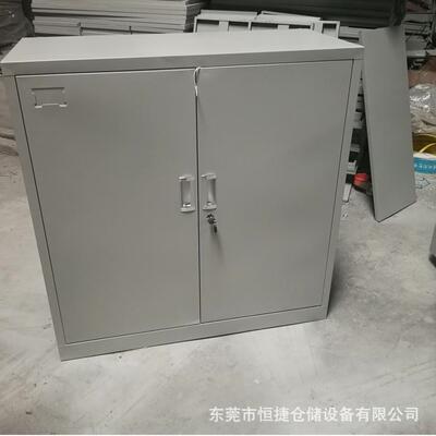 厂供hj-0207Z应现家文货钢制件柜资料档案全玻璃门文件柜文中二抽