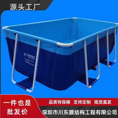 批发直销夹网布水池泳池PVC涂层布双层防水帆布加工设计制作