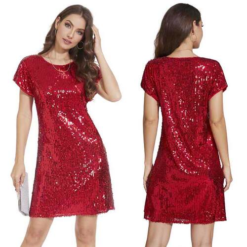 Women's Dress Women's High Grade Glitter Party Day Ball