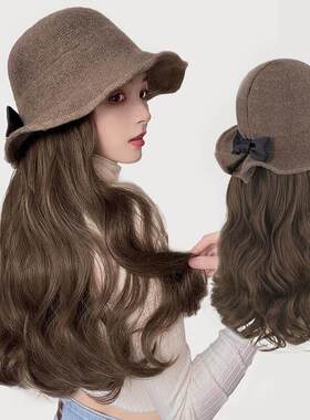 Vintage Wool Bucket Hats Ladies Bowler Hat Fashion Bows Basi