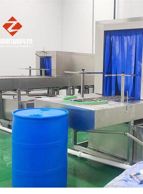 200升废液桶洗桶机50L塑料桶刷桶机工业周转化工桶清洗机