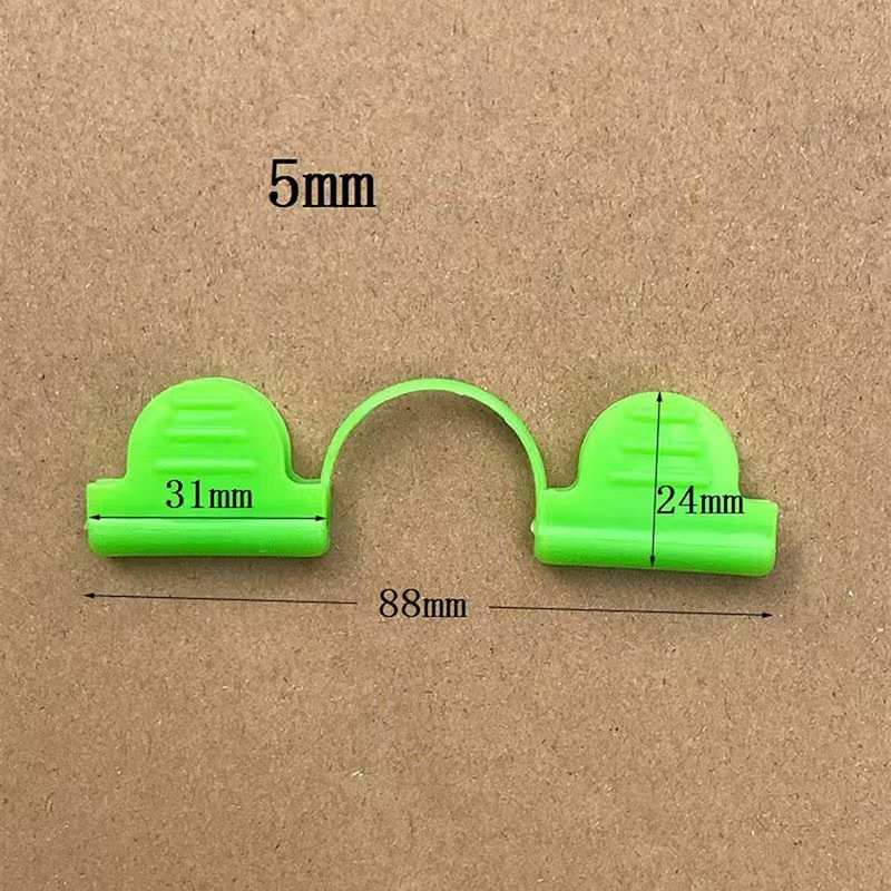 大棚压膜夹玻纤杆双头压膜卡拱棚温室花暖房塑料保温农膜固定夹子