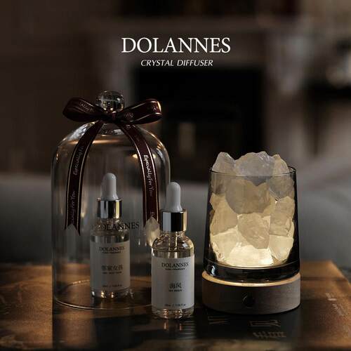 DOLANNES晶石香薰礼盒灯高级感无火扩香石情绪稳定小众礼物