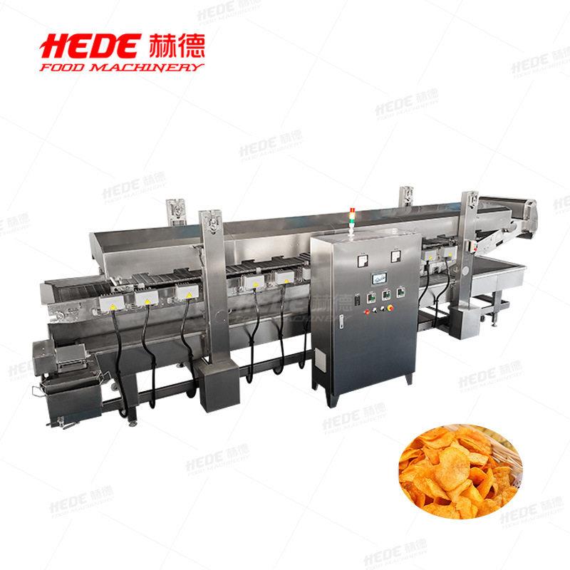 蔬菜串洋葱圈油炸机 速冻食品油炸线 连续式鸡腿鸡翅根油炸机