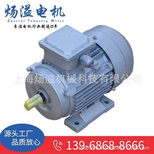 上海炀溢MS系列YE4-M71M2-4-0.37W铝合金三相异步电动机