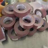 专用 光面半导体贴压版 圣戈班红色高温胶带RU 毛面