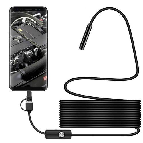 三合一15m30mm45m200万防水钓鱼摄像头工业管道WIFI发光内窥广角