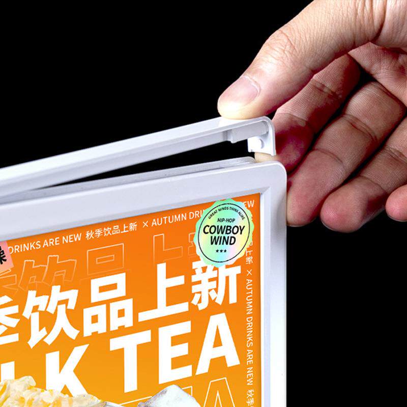 可超充箱电988A4桌面无线广告灯箱亚克力台桌卡可发光面薄灯摆台
