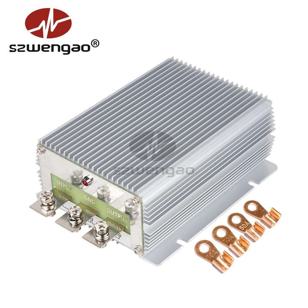 12V转19V 30A 大功率升压器DC-DC 车载笔记本 工控机稳压器防水