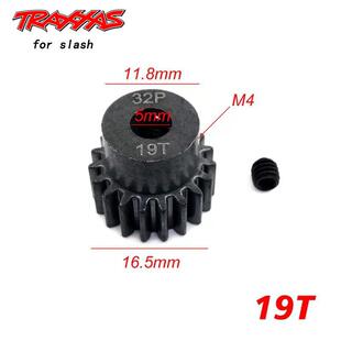 TRAXXAS SLASH 大E 短卡 死老鼠 马达齿轮金属速齿轮54T 15T 17