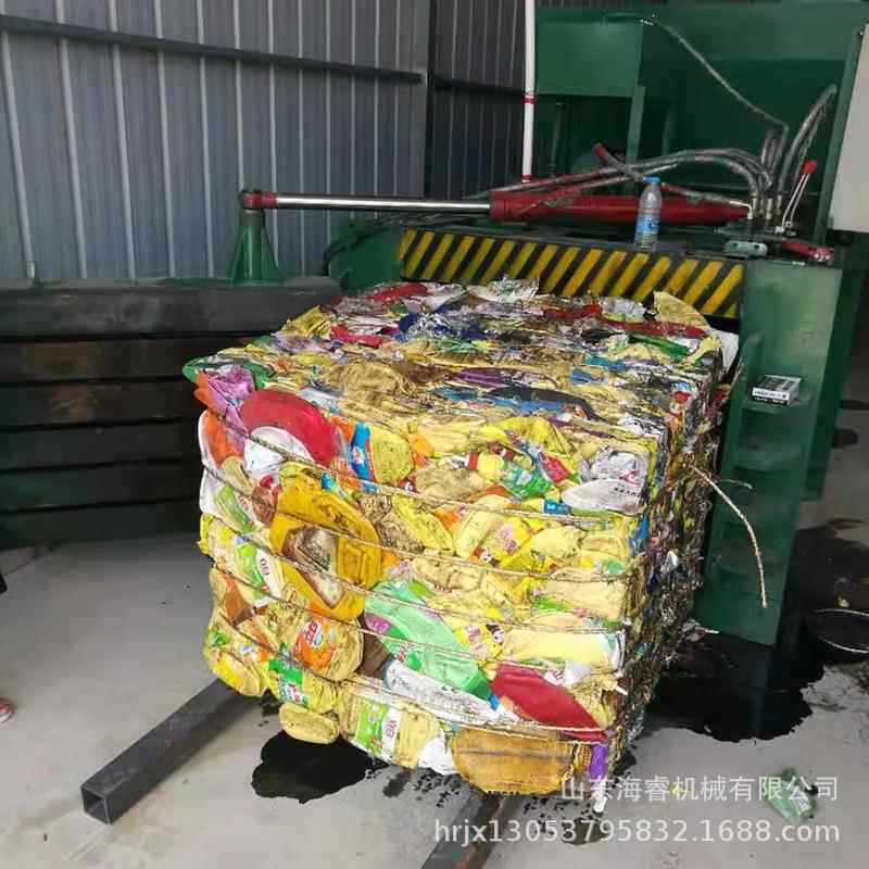 提升门卧式液压打包机废纸箱厂家饮料瓶压缩打包机秸秆液压打包机