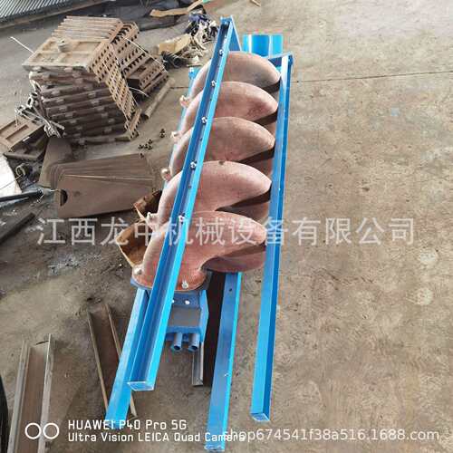 龙中钨锡铁矿石分选机 5LL-400螺旋溜槽 钛铁矿河砂选黄金设备