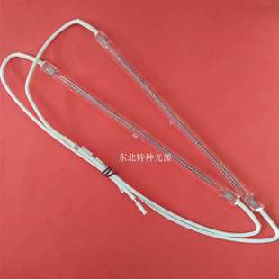 加熱管 220V2000W 全長220MM 帶線 紅外線燈加熱管