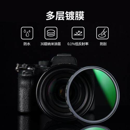 NEEWER/纽尔高清SOFT GND8渐变色镜平衡光比镜多卡口尺寸相机滤镜