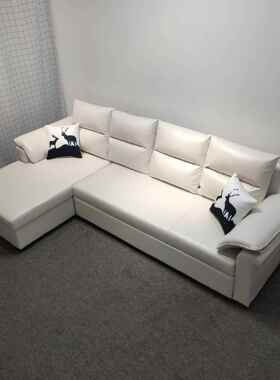 BK016厅组合多功免洗能科技布沙客发床代简约风大小户型两用现沙