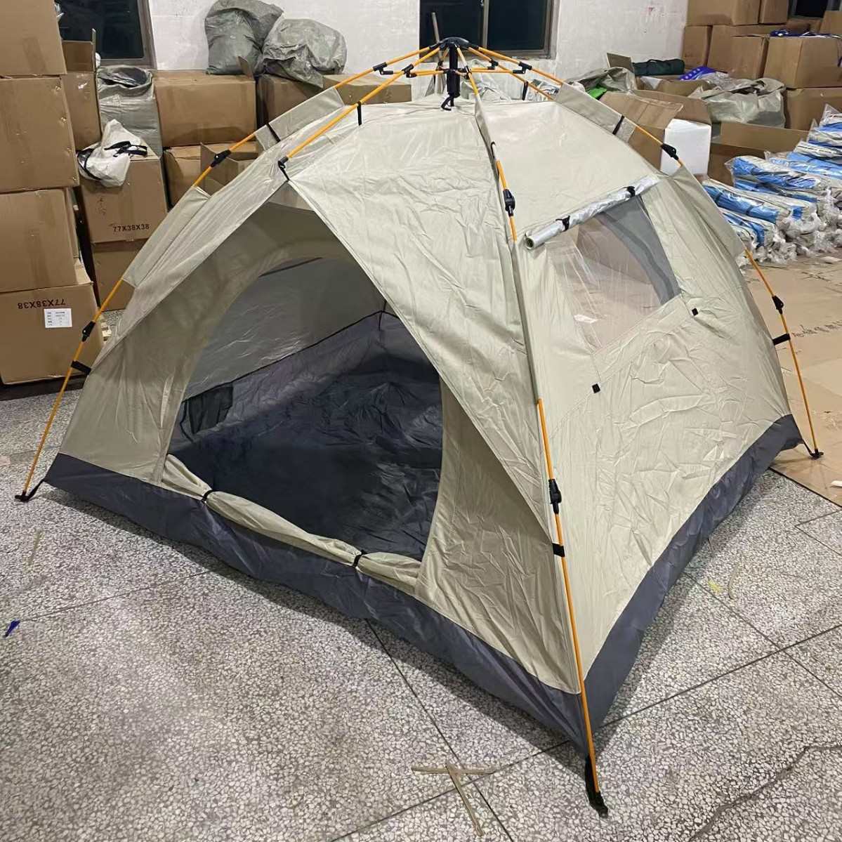 帐篷全自动户外露营帐篷防雨露营家庭便携式2-4人遮阳帐篷