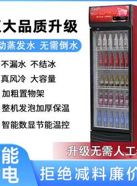 致涛展示柜冷藏保鲜柜饮料柜单门冷柜啤酒展示柜超市饭店冰箱商用