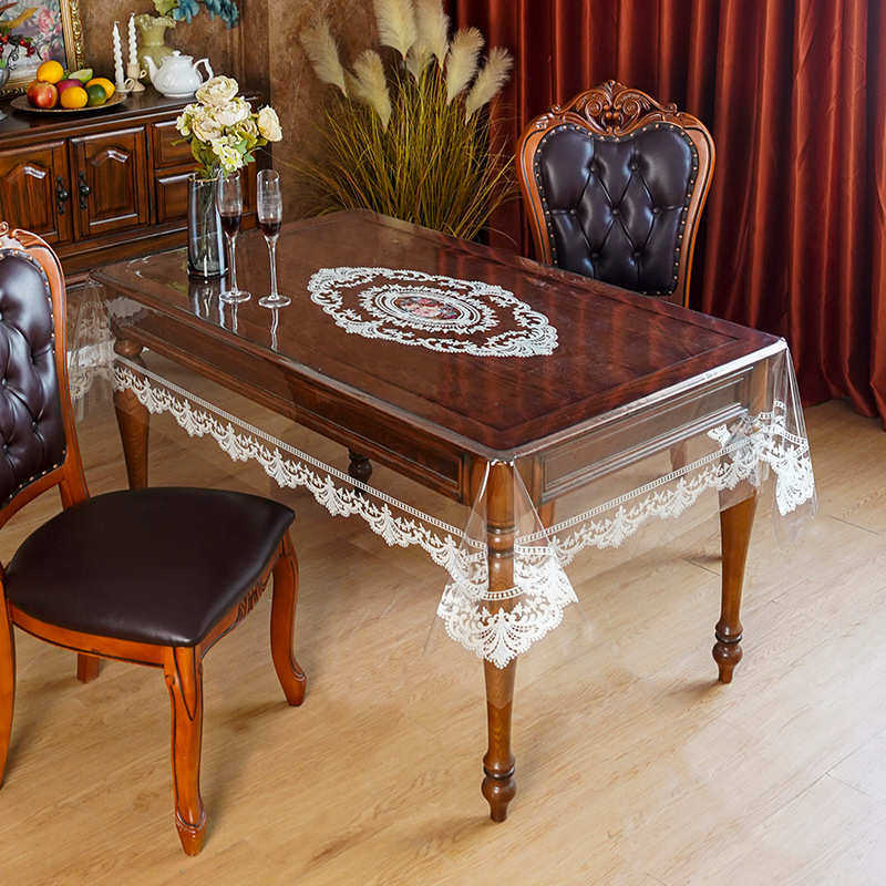蕾丝pvc桌布防水防油免洗茶几台布透明印花软玻璃桌垫轻奢餐桌布,居家布艺,椅套/椅垫,淘宝优惠券,粉丝福利购,淘宝优惠卷