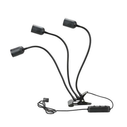 led夹子灯灯泡单头双头三头夹子灯座e27万向灯头带夹子灯座