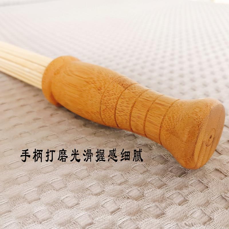 竹背制经络拍痧棒敲竹质拍打锤健身棒条按摩拍砂竹拍打痧板竹质拍