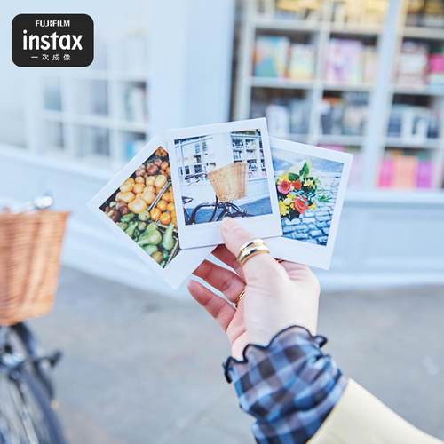 Fujifilm富士拍立得方形相纸胶片SQ1/6/10/sq40相机打印机相纸4寸