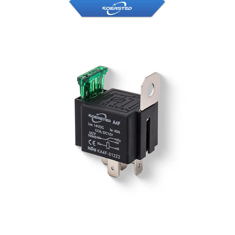 30A40A汽车继电器 带保险片用于保护电路，改装大灯喇叭