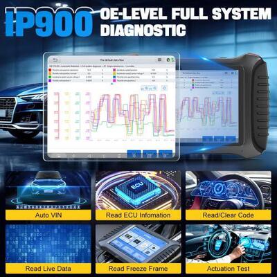 XTOOL IP900/IP900S全系统诊断38+特殊功能CANFD&DOIP海外版 英文