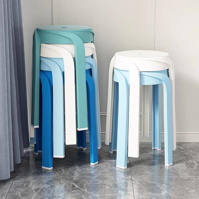 Extra-thick whirlwind stool for home living room, high-legge