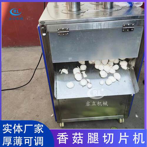 商用鸡腿菇切片机多功能芭乐香梨切片设备全自动牛蒡切片机