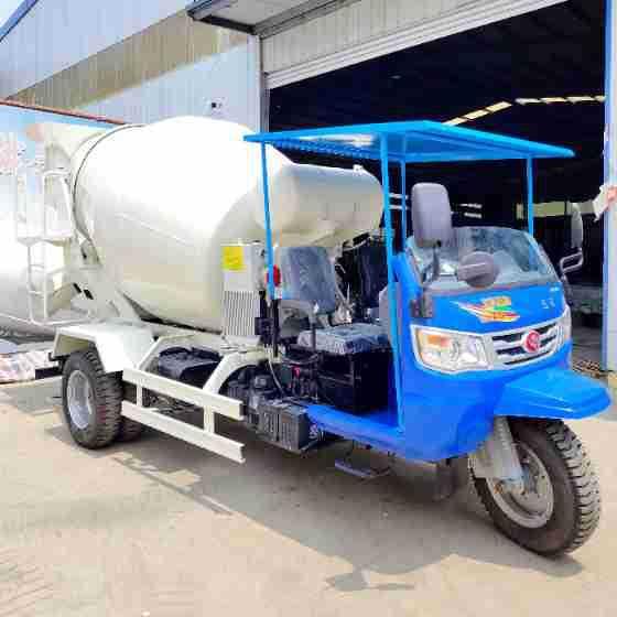 商混搅拌车运输车 混凝土搅拌车柴油液压工程车 2立方小型搅拌车
