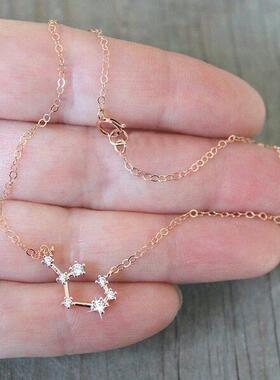 订做首饰银饰天秤座银饰手链生日礼物