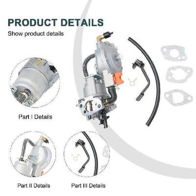 Generator Parts & Accessories Dual Fuel Carburetor 212cc