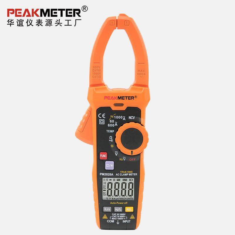 华谊PM2028交流数字钳形表真有效值1000A/V高压厂家直销