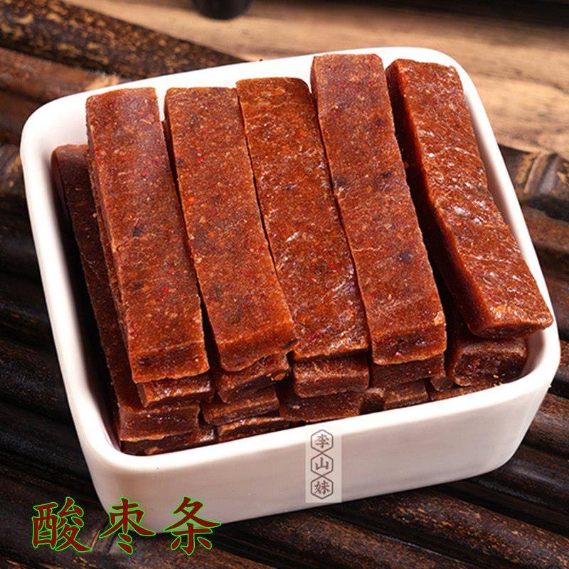 浏阳特产酸枣糕酸枣条酸枣粑粑酸枣饼天然绿色休闲零食250克
