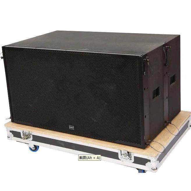 1200W额定功率俱乐部户外舞台DJ双18寸超重低音扬器专业音频音箱