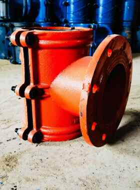 球铸墨铁哈夫节全KBA包三通法抱兰箍速哈夫节变径分水器快抢修接