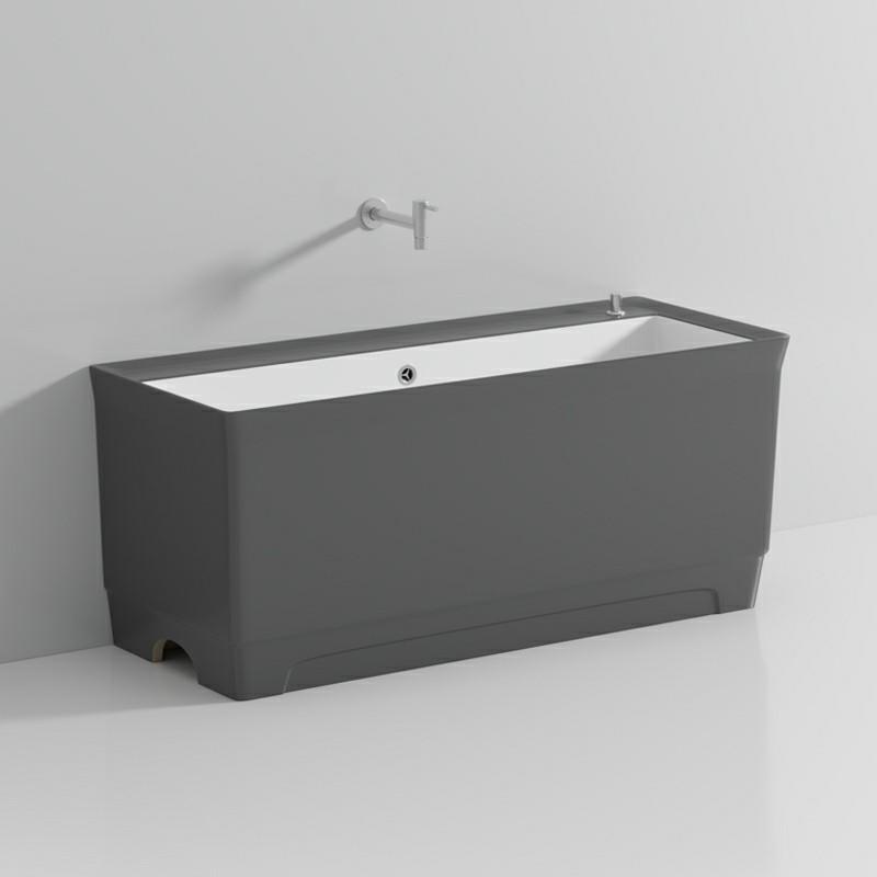 A9阳台灰818色陶瓷洗拖把L家用卫生长间号加池户外落地式池拖布池