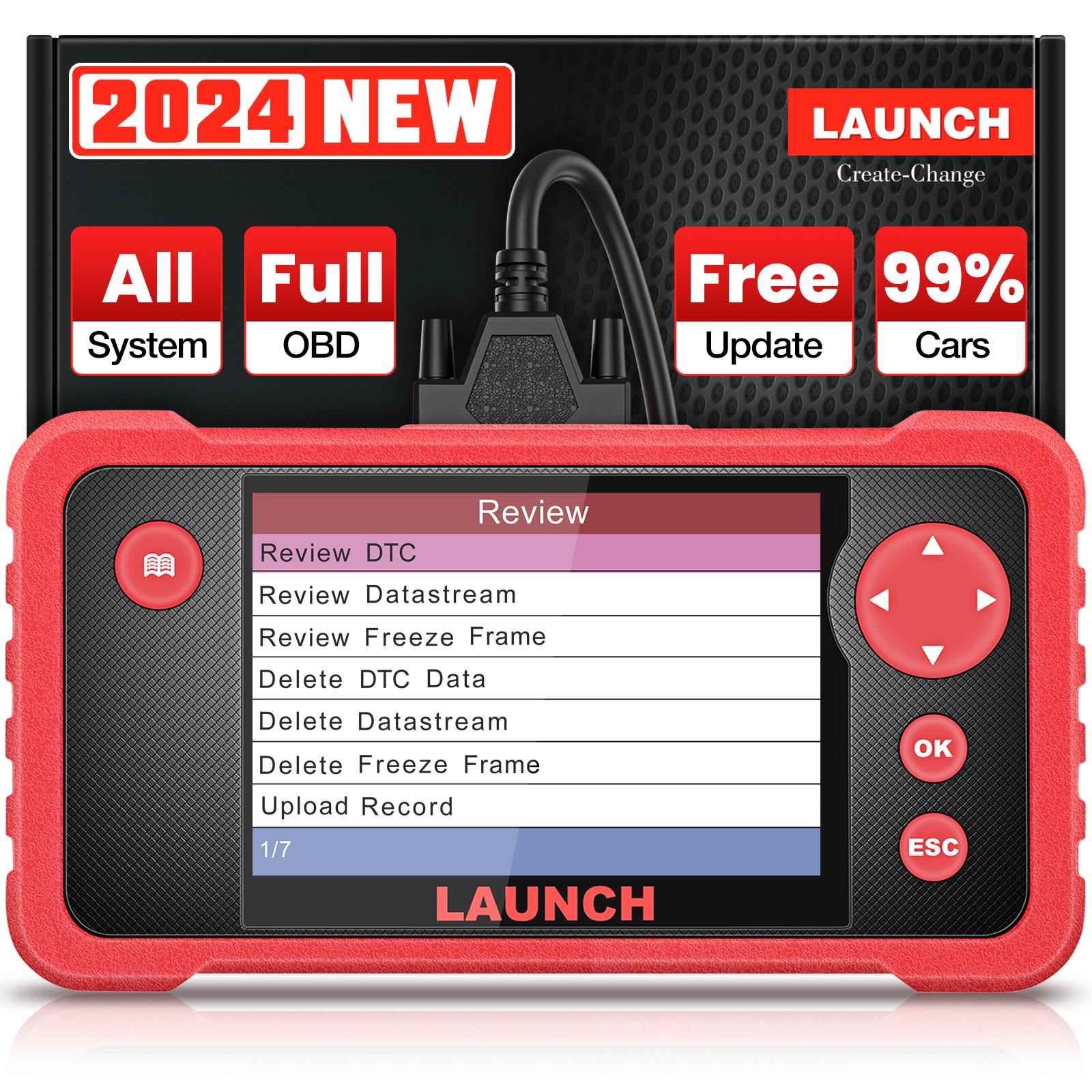 远征发射Crp123/123Plus Obd2汽车故障码读卡器多语言配置