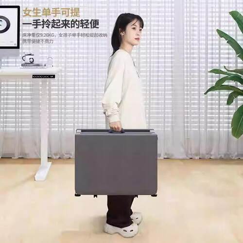 跨境办公室折叠床不占空间折垫床小户型收纳床单人陪护午睡折叠床