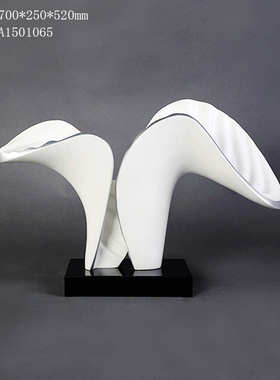 现代酒店雕塑艺术摆件别墅样板房间抽象摆设客厅陈设家居饰品创意