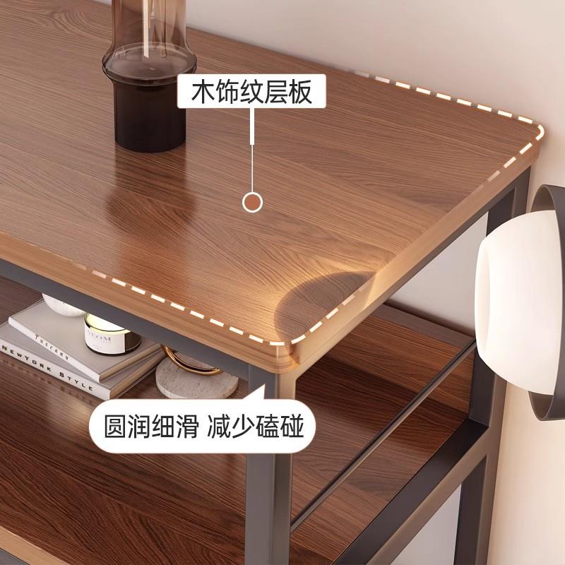 书架架置物卧室多层收纳架墙展示靠子储物架收zwj0039架纳承重加