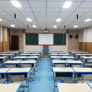 课桌椅学校中小学生辅导补习班培训机构课桌椅套装托管班教室椅子