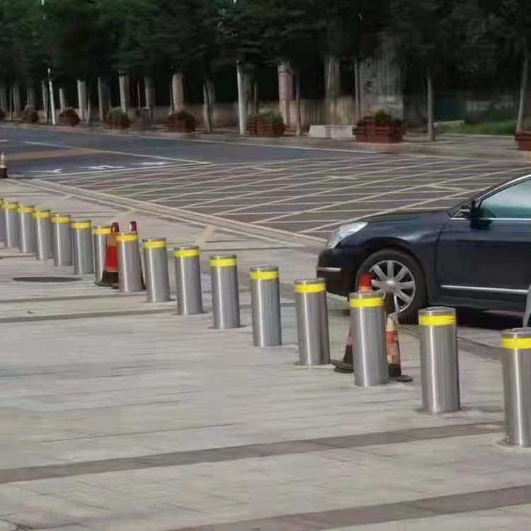 全自动液压升降柱智能遥控304不锈钢防撞路障电动阻车升降柱