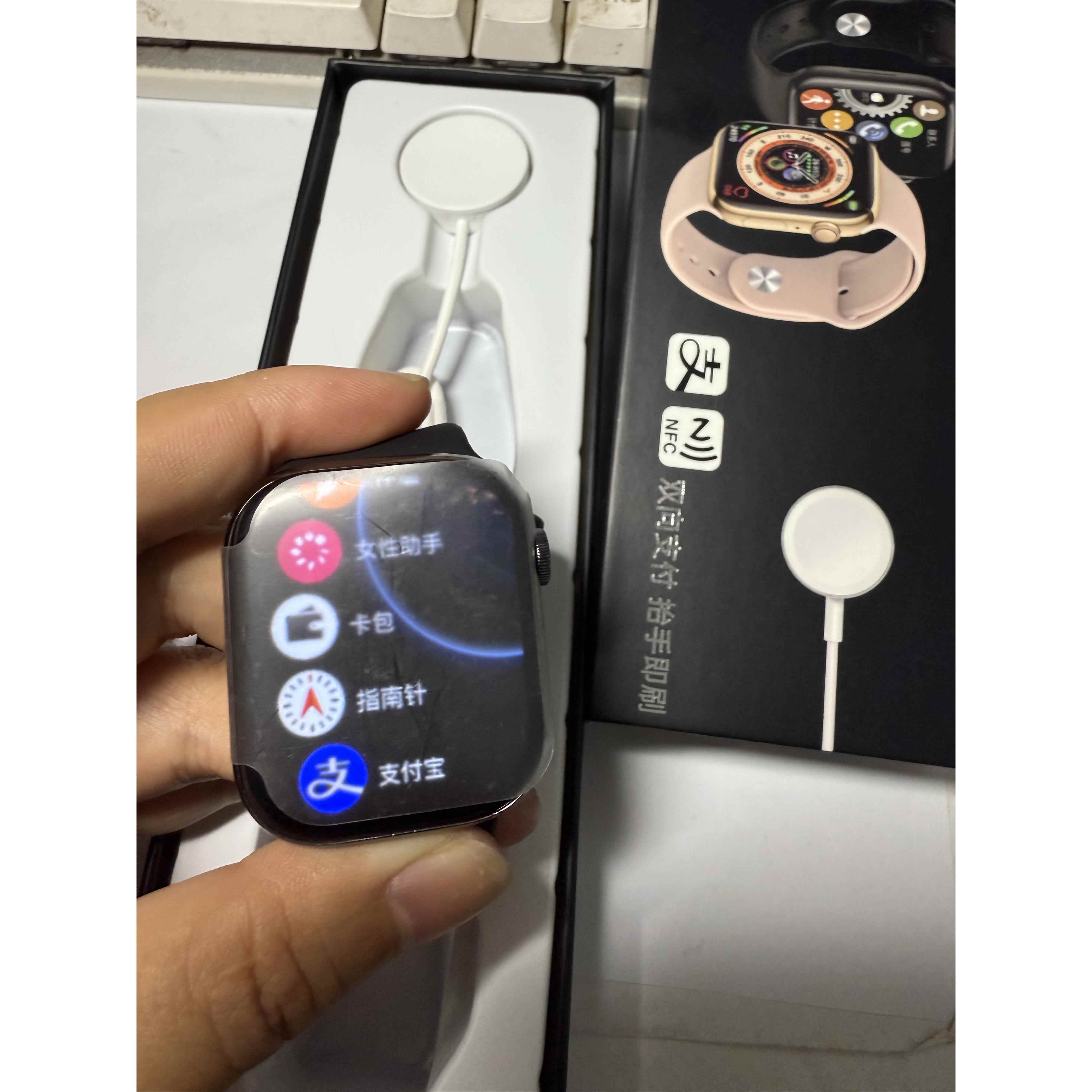 高配 智能手表 带NFC 支付宝付款功能 颜色随机发