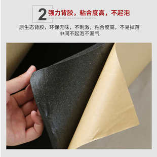 加厚 汽车隔音隔热棉 汽车车门隔音棉 引擎盖隔音隔热棉7mm 10mm