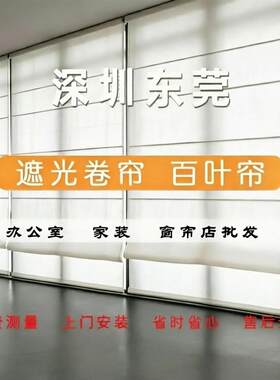 深圳广州东莞公司办公室教室厂房拉珠帘百叶帘全遮光防晒隔热定制