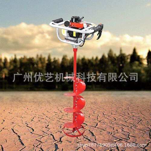 中坚地1钻ZEA42大功YYB率种植机汽桩油植树打机打孔钻挖土机坑机