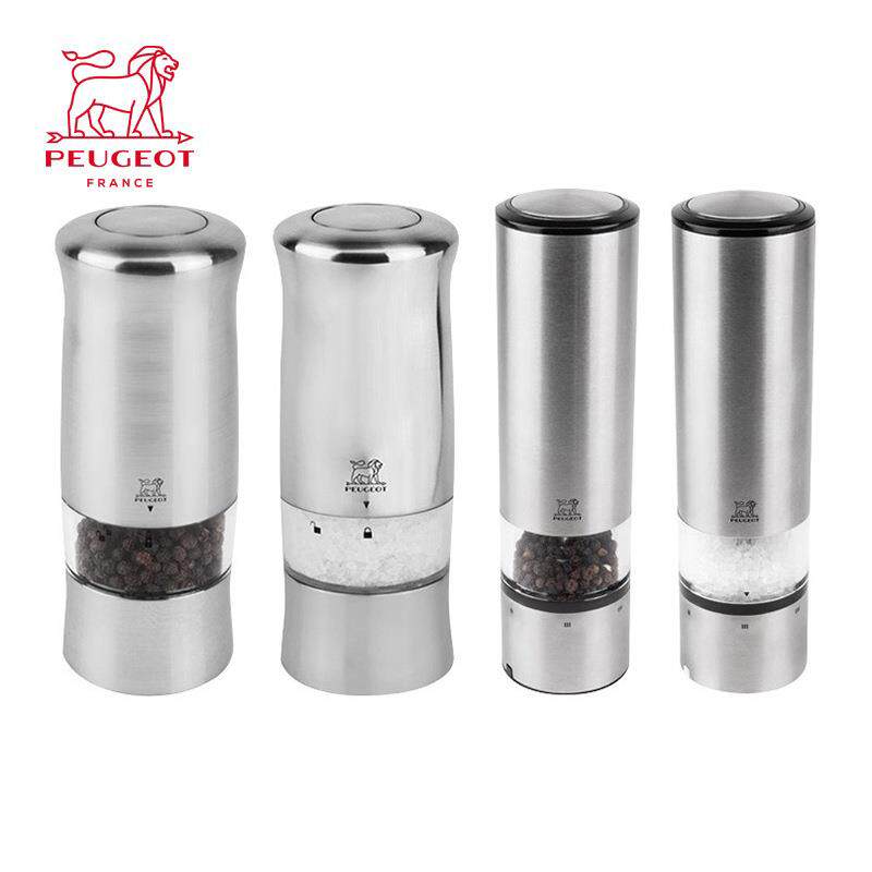 法国进口peugeot标致胡椒研磨器电动胡椒磨牛排餐厅海盐玫瑰盐磨