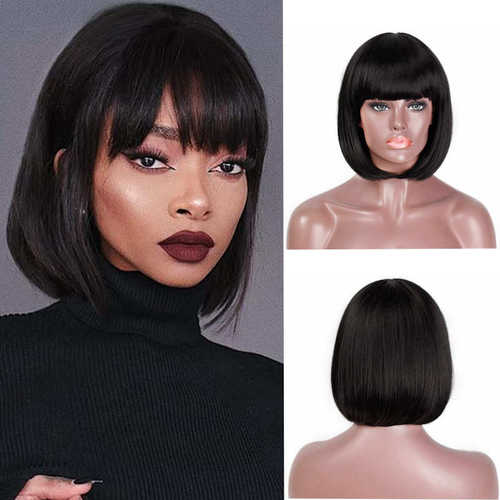 许昌艾丝假发 欧美短发bob波波假发女hair wigs化纤高温丝假发套