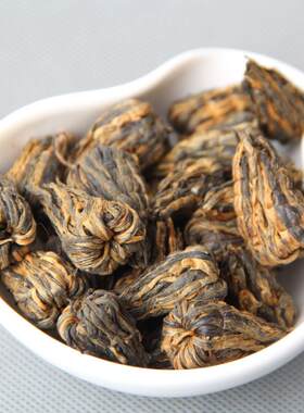 滇红红茶 小红塔单芽茶 宝塔红茶沱 手 工茶金丝滇红茶叶